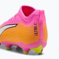 Кросівки футбольні дитячі PUMA Ultra 6 Match FG/AG Jr poison pink/puma wht/sun stream/bright aqua/puma blk 7