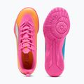 Кросівки футбольні дитячі PUMA Ultra 6 Play It Jr poison pink/puma wht/sun stream/bright aqua/puma blk 4