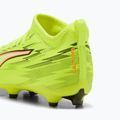 Кросівки футбольні дитячі PUMA Ultra 6 Match FG/AG Jr yellow alert/puma black/glowing red/lime squeeze 8
