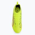 Кросівки футбольні дитячі PUMA Ultra 6 Match FG/AG Jr yellow alert/puma black/glowing red/lime squeeze 5