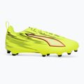 Кросівки футбольні дитячі PUMA Ultra 6 Play FG/AG Jr yellow alert/puma black/glowing red/lime squeeze 2