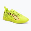 Кросівки футбольні дитячі PUMA Ultra 6 Play IT Jr yellow alert/puma black/glowing red/lime squeeze