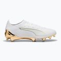 Кросівки футбольні PUMA Ultra 6 Ultimate FG puma white/metallic gold/puma black 9