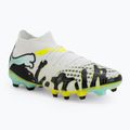 Кросівки футбольні PUMA Future 9 Match Ctivity Fg/Ag yellow alert/mint jelly/puma white/puma black