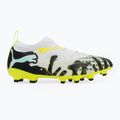 Кросівки футбольні дитячі PUMA Future 9 Match Creativity Fg/Ag Jr yellow alert/mint jelly/puma white/puma black 2