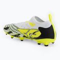 Кросівки футбольні дитячі PUMA Future 9 Match Creativity Fg/Ag Jr yellow alert/mint jelly/puma white/puma black 3