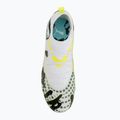 Кросівки футбольні дитячі PUMA Future 9 Match Creativity Fg/Ag Jr yellow alert/mint jelly/puma white/puma black 5
