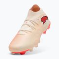 Кросівки для футболу PUMA Future 9 Match FG/AG sugared almond/puma white/ultra red/puma black 4