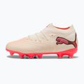 Футбольне взуття дитяче PUMA Future 9 Pro FG/AG Jr sugared almond/puma white/ultra red/puma black