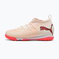 Футбольне взуття дитяче PUMA Future 9 Match TT+ Mid Jr sugared almond/puma white/ultra red/puma black