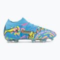 Кросівки для футболу PUMA Future 9 Ultimate Advanced Level FG puma white/blue glimmer/pink glimmer/yellow alert 2