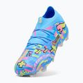 Кросівки для футболу PUMA Future 9 Ultimate Advanced Level FG puma white/blue glimmer/pink glimmer/yellow alert 4