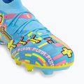 Кросівки для футболу PUMA Future 9 Match Advanced Level FG/AG puma white/blue glimmer/pink glimmer/yellow alert 7