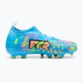 Футбольне взуття дитяче PUMA Future 9 Match Advanced Level FG/AG Jr puma white/blue glimmer/pink glimmer/yellow alert 2