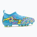 Футбольне взуття дитяче PUMA Future 9 Match Advanced Level FG/AG Jr puma white/blue glimmer/pink glimmer/yellow alert 2
