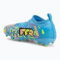 Футбольне взуття дитяче PUMA Future 9 Match Advanced Level FG/AG Jr puma white/blue glimmer/pink glimmer/yellow alert 3