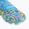 Футбольне взуття дитяче PUMA Future 9 Match Advanced Level FG/AG Jr puma white/blue glimmer/pink glimmer/yellow alert 7