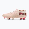 Кросівки для футболу PUMA Future 9 Ultimate Low FG sugared almond/puma white/ultra red/puma black