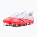 Футбольне взуття дитяче PUMA Ultra 7 Match FG/AG Jr ultra red/puma black/puma white 3