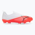 Футбольне взуття дитяче PUMA Ultra 7 Match LL FG/AG Jr ultra red/puma black/puma white 2