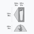 Намет трекінговий одномісний MSR Hubba Hubba HD 1P Tent green 2