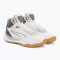 Кросівки для баскетболу чоловічі PUMA Playmaker Pro Mid Trophies ash gray/cast iron/puma gold 4