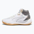 Кросівки для баскетболу чоловічі PUMA Playmaker Pro Mid Trophies ash gray/cast iron/puma gold 7