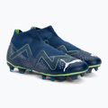 Футбольні бутси чоловічі PUMA Future Match+ Ll Fg/Ag persian blue/puma white/pro green 5