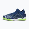 Футбольні бутси дитячі PUMA Match It + Mid Jr persian blue/puma white/ultra green 9