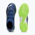 Футбольні бутси дитячі PUMA Match It + Mid Jr persian blue/puma white/ultra green 11