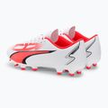 Футбольні бутси чоловічі PUMA Ultra Play Fg/Ag puma white/puma black/fire orchid 3