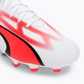 Футбольні бутси чоловічі PUMA Ultra Play Fg/Ag puma white/puma black/fire orchid 7