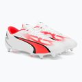 Футбольні бутси чоловічі PUMA Ultra Play MxSg puma white/puma black/fire orchid 4