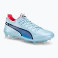 Футбольні бутси чоловічі PUMA King Ultimate Fg/Ag silver sky/puma black/fire orchid