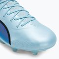 Футбольні бутси чоловічі PUMA King Ultimate Fg/Ag silver sky/puma black/fire orchid 7