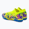 Футбольні бутси дитячі PUMA Future Match Energy Tt + Mid Jr ultra blue/yellow alert/luminous pink 3