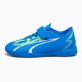 Футбольні бутси дитячі PUMA Ultra Play It V Jr ultra blue/puma white/pro green 7