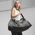 Спортивна сумка PUMA Fundamentals Sports мінерально-сіра з лаймовим блиском 7