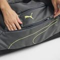 Спортивна сумка PUMA Fundamentals Sports мінерально-сіра з лаймовим блиском 8