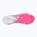 Футбольні бутси PUMA Future 7 Ultimate Low FG/AG білі/чорні/отруйно-рожеві/яскрава аква/сріблястий туман 4