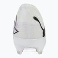 Футбольні бутси PUMA Future 7 Ultimate Low FG/AG білі/чорні/отруйно-рожеві/яскрава аква/сріблястий туман 6