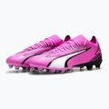 Бутси футбольні PUMA Ultra Match FG/AG poison pink/puma white/puma black 10