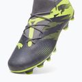 Футбольні бутси PUMA Future 7 Match Rush FG/AG темно-сірі / прохолодні темно-сірі / електричний лайм 12