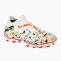 Футбольні бутси PUMA Future 7 Match Creativity FG/AG white/ocean tropic/turquoise surf/hot heat/sunstream