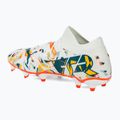 Футбольні бутси PUMA Future 7 Match Creativity FG/AG white/ocean tropic/turquoise surf/hot heat/sunstream 3