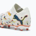 Футбольні бутси PUMA Future 7 Match Creativity FG/AG white/ocean tropic/turquoise surf/hot heat/sunstream 13