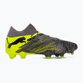 Футбольні бутси PUMA Future 7 Ultimate Rush FG/AG темно-сірі / прохолодні темно-сірі / електричний лайм 2