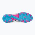 PUMA Future 7 Play FG/AG футбольні бутси пума білі / пума чорні / отруйно-рожеві 4
