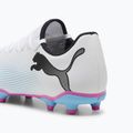 PUMA Future 7 Play FG/AG футбольні бутси пума білі / пума чорні / отруйно-рожеві 13