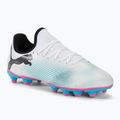 Дитячі футбольні бутси PUMA Future 7 Play FG/AG пума біла/пума чорна/отруйно-рожева